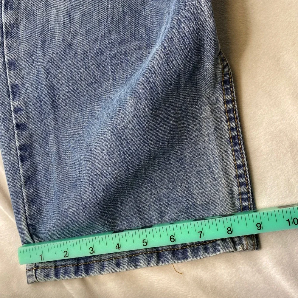 Levis 569 Jeans Mens 36x32 (Fits) Blue Baggy Loose Relaxed Whiskering Skater
